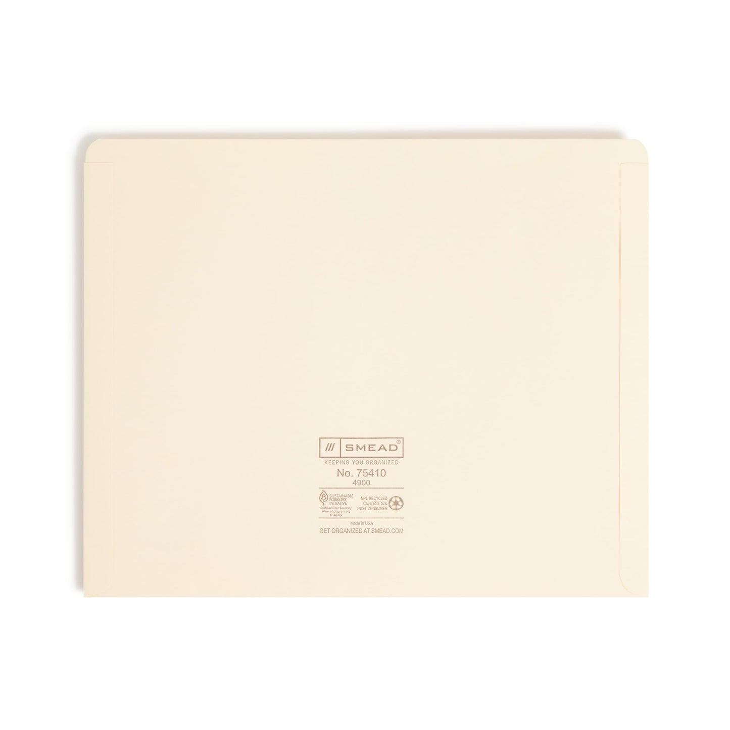 File Jackets, Straight Cut Tab, Manila Color, Letter Size, Set of 100, 30086486754102