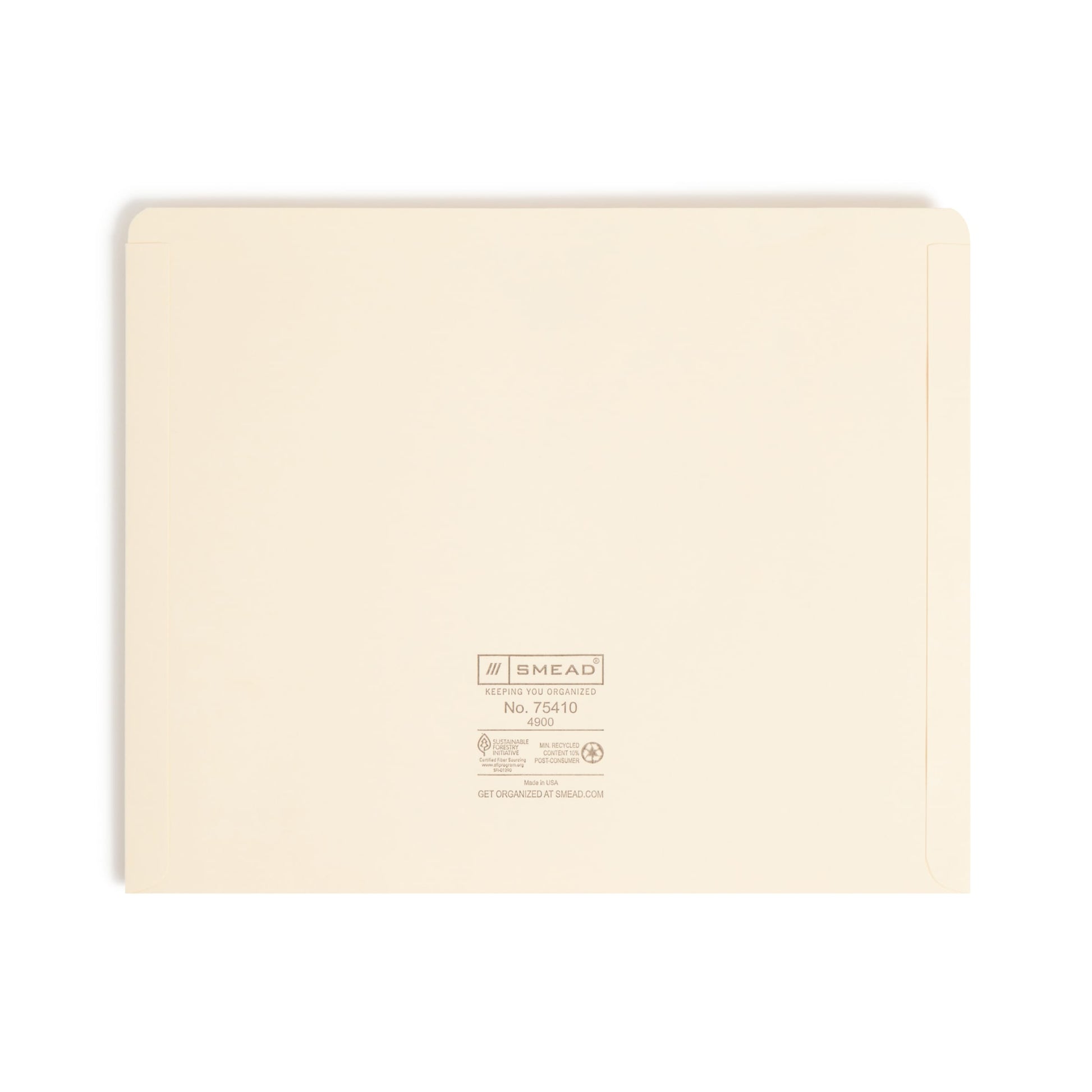 File Jackets, Straight Cut Tab, Manila Color, Letter Size, Set of 100, 30086486754102