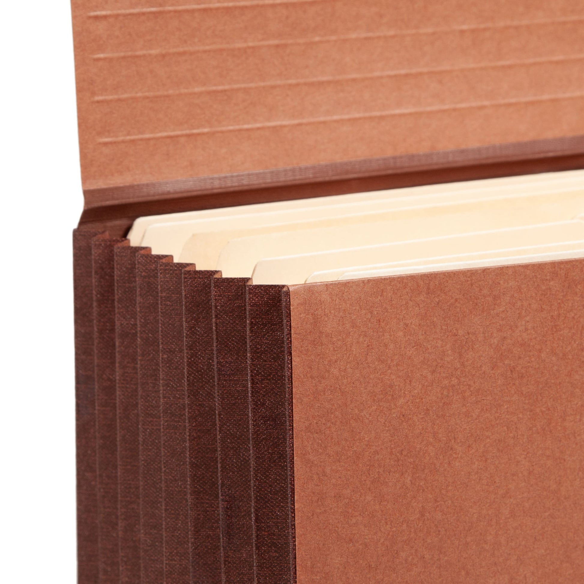 TUFF® Expanding Wallets, 7-Inch Expansion, Redrope Color, Extra Wide Legal Size, Set of 1, 30086486711679