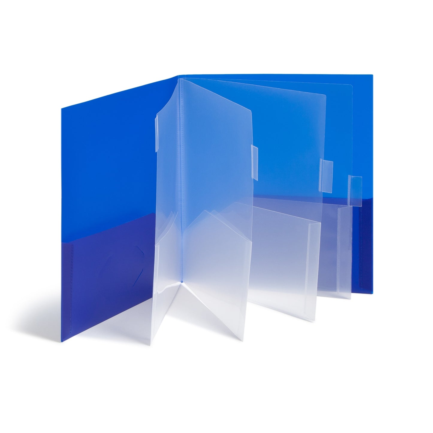 Poly Pocket Organizers, 10 Pockets, Assorted Colors Color, Letter Size, Set of 1, 086486892032