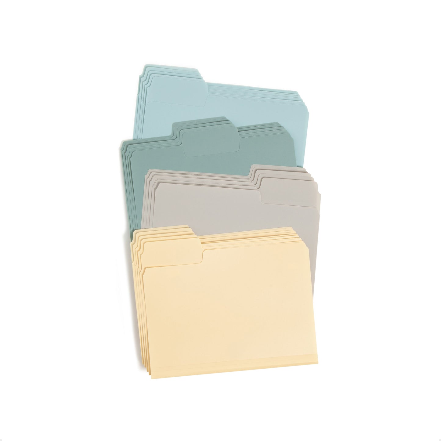 SuperTab® Poly File Folders, Assorted Twilight Color, Letter Size, Set of 20, 086486105217