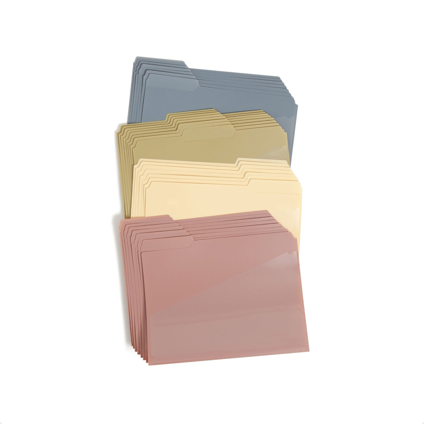 Poly Slash-Pocket File Folders