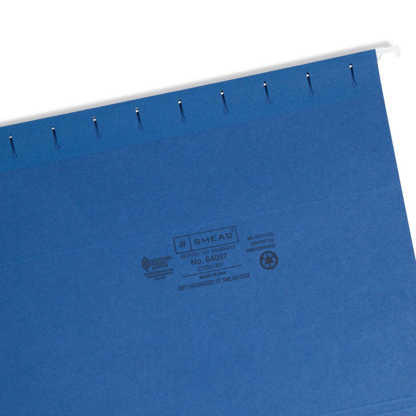 Standard Hanging File Folders with 1/5-Cut TabsStandard Hanging File Folders, 1/5 Cut, Navy, Letter, Standard Green, Letter Size, Set of 50, 086486640572