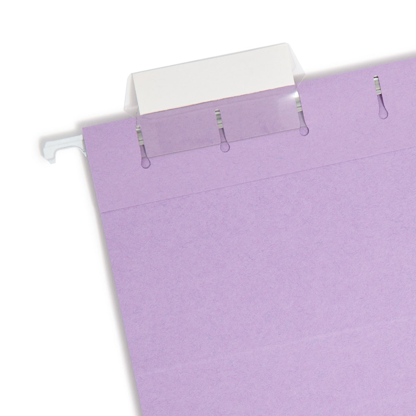 Standard Hanging File Folders with 1/5-Cut TabsStandard Hanging File Folders, 1/5 Cut, Lavender, Letter Size, Set of 50, 086486640640