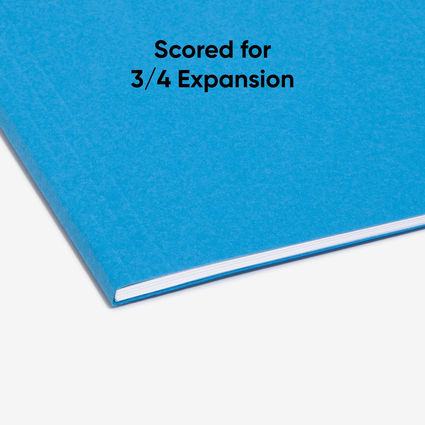 Standard Hanging File Folders with 1/5-Cut Tabs, Sky Blue Color, Letter Size, Set of 25, 086486640688