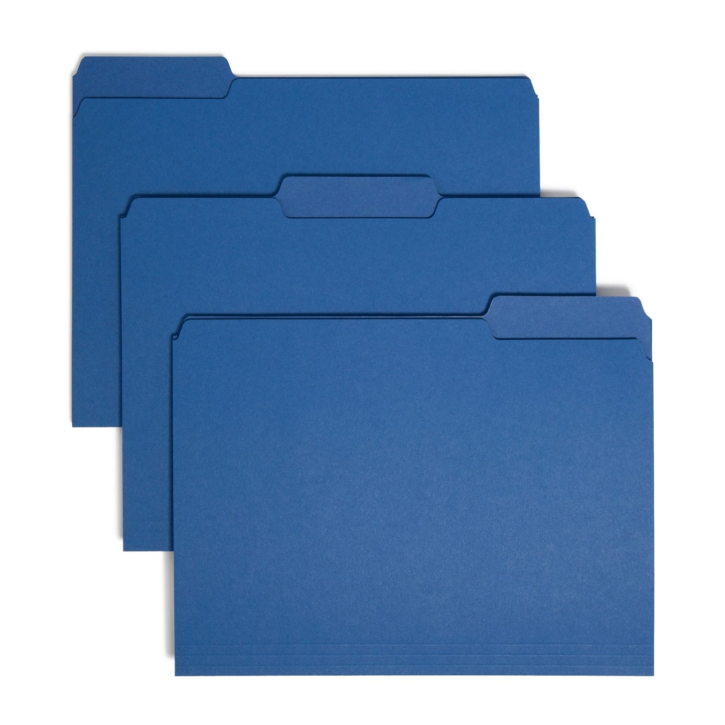 Interior File Folders, Navy Color, Letter Size, Set of 100, 086486102797