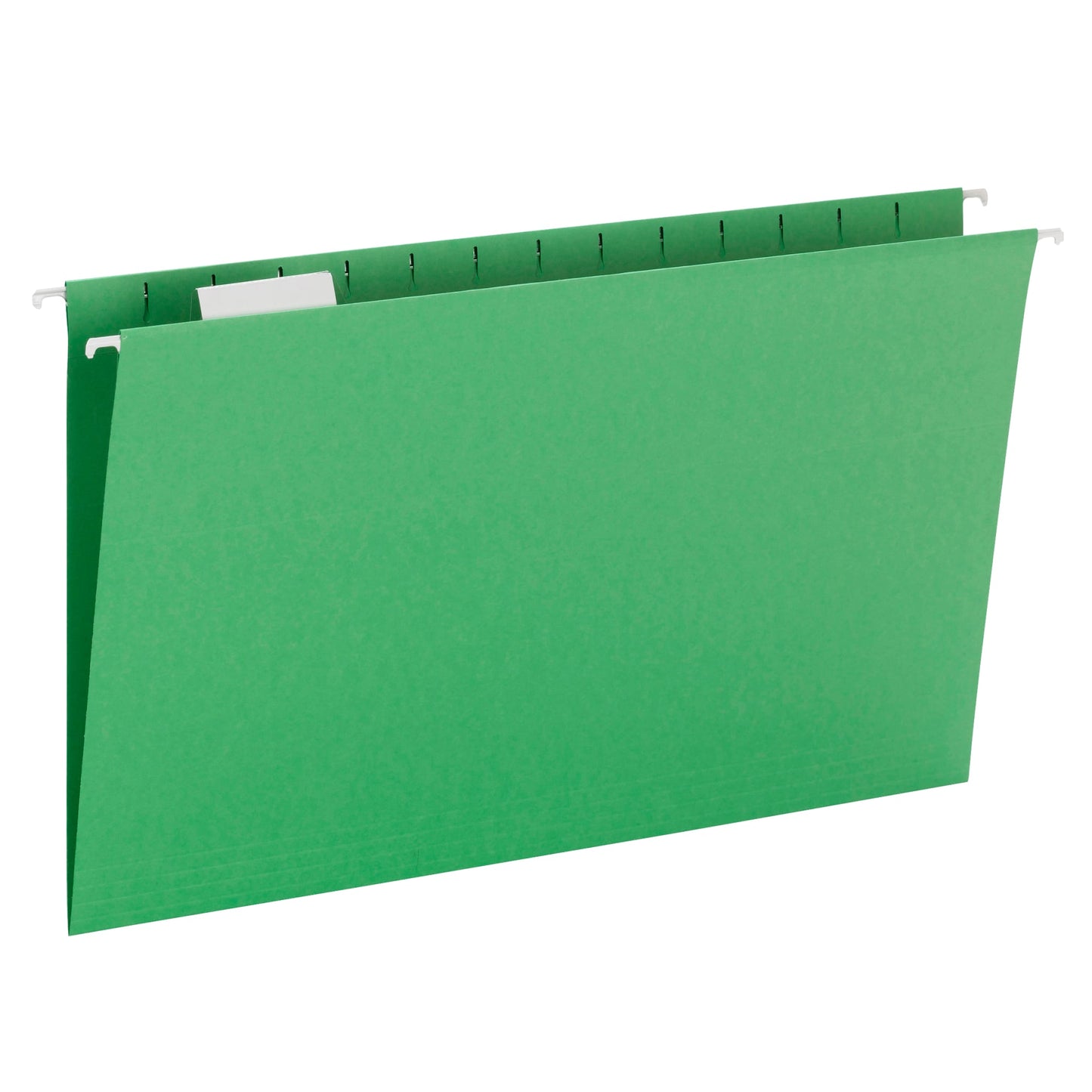 Standard Hanging File Folders with 1/5-Cut Tabs, Green Color, Legal Size, Set of 25, 086486641616
