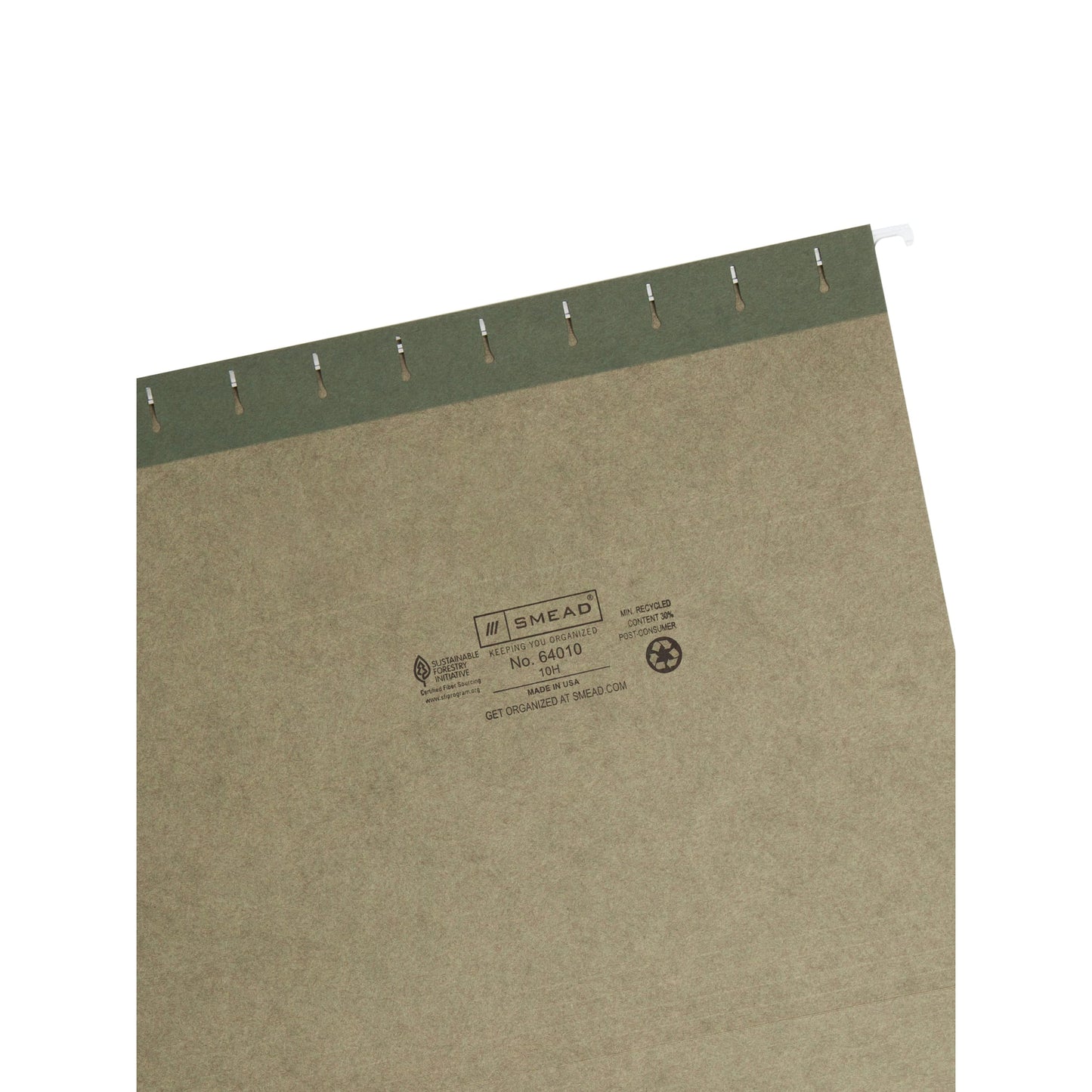Standard Hanging File Folders, Standard Green Color, Letter Size, Set of 25, 086486640107