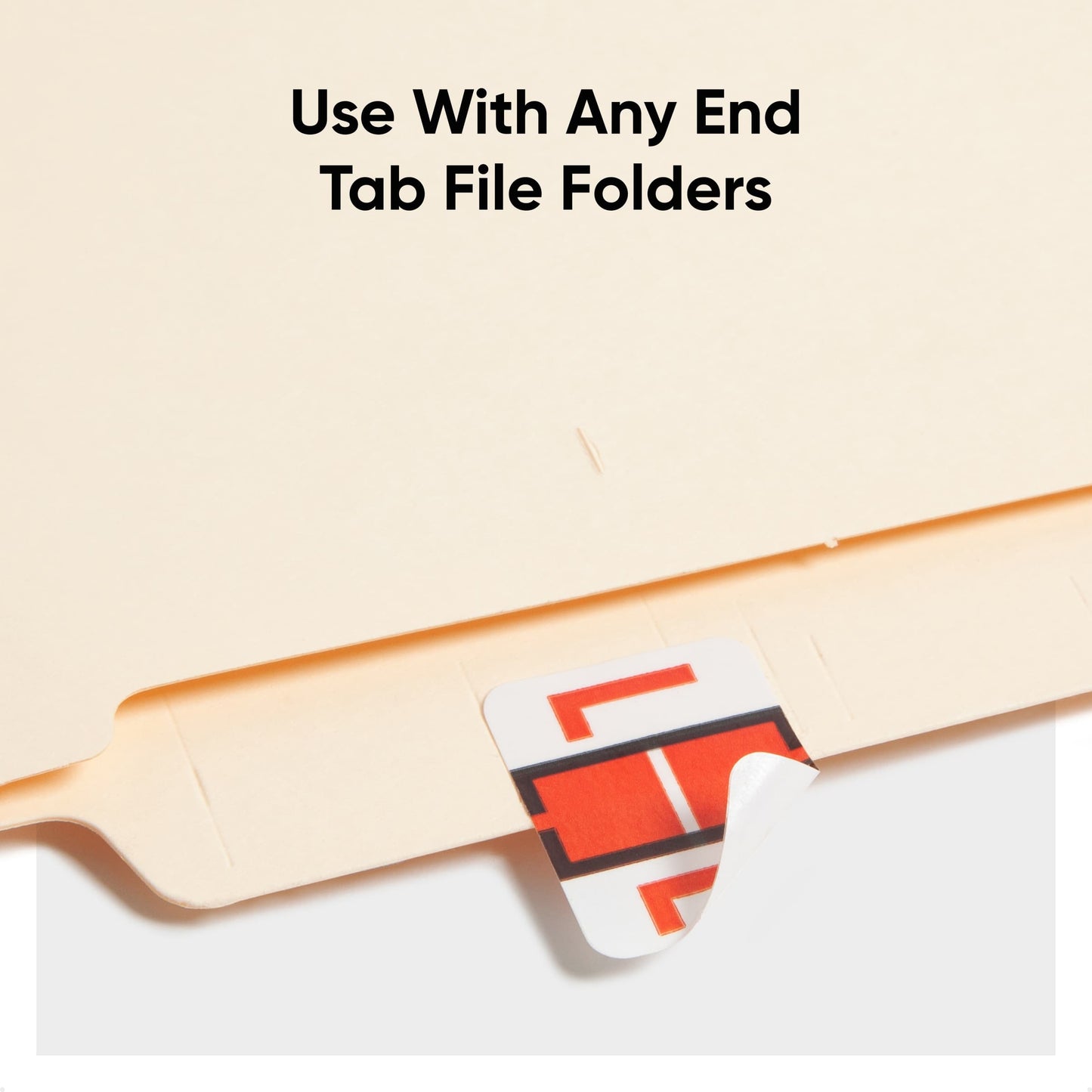 BCCR Bar Style Color-Coded Alphabetic Labels, A-Z Rolls, Dark Orange Color, 1-1/4" X 1" Size, Set of 50, 086486670821