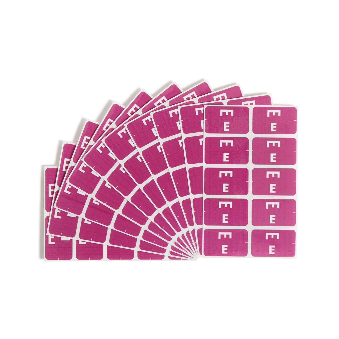 AlphaZ® ACCS Color Coded Alphabetic Labels - Sheets, Purple Color, 1" X 1-5/8" Size, Set of 100, 086486671750