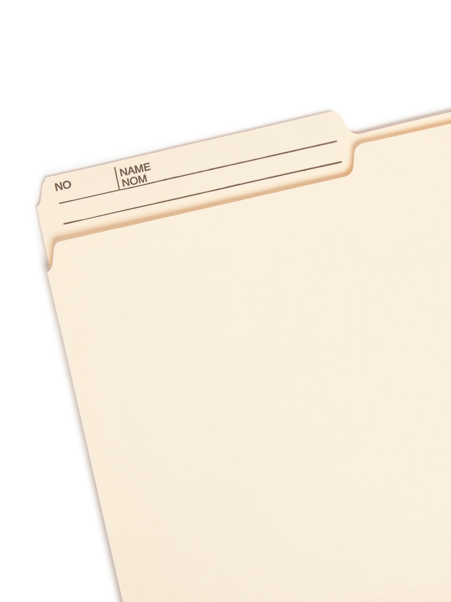 WaterShed®/CutLess® Reversible Printed Tab File Folders, Manila Color, Letter Size, 086486103909