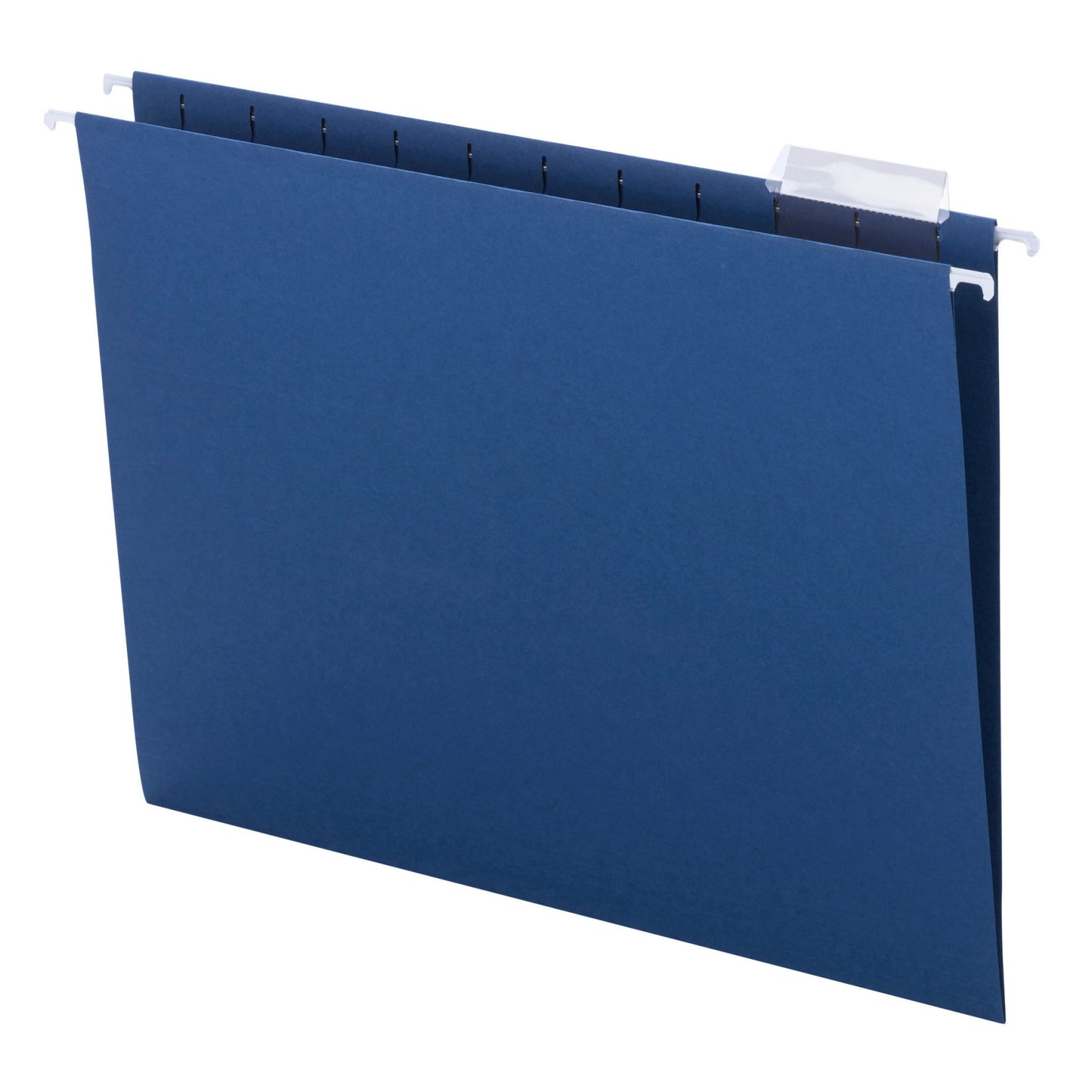 Standard Hanging File Folders with 1/5-Cut Tabs, Navy Color, Letter Size, Set of 25, 086486640572