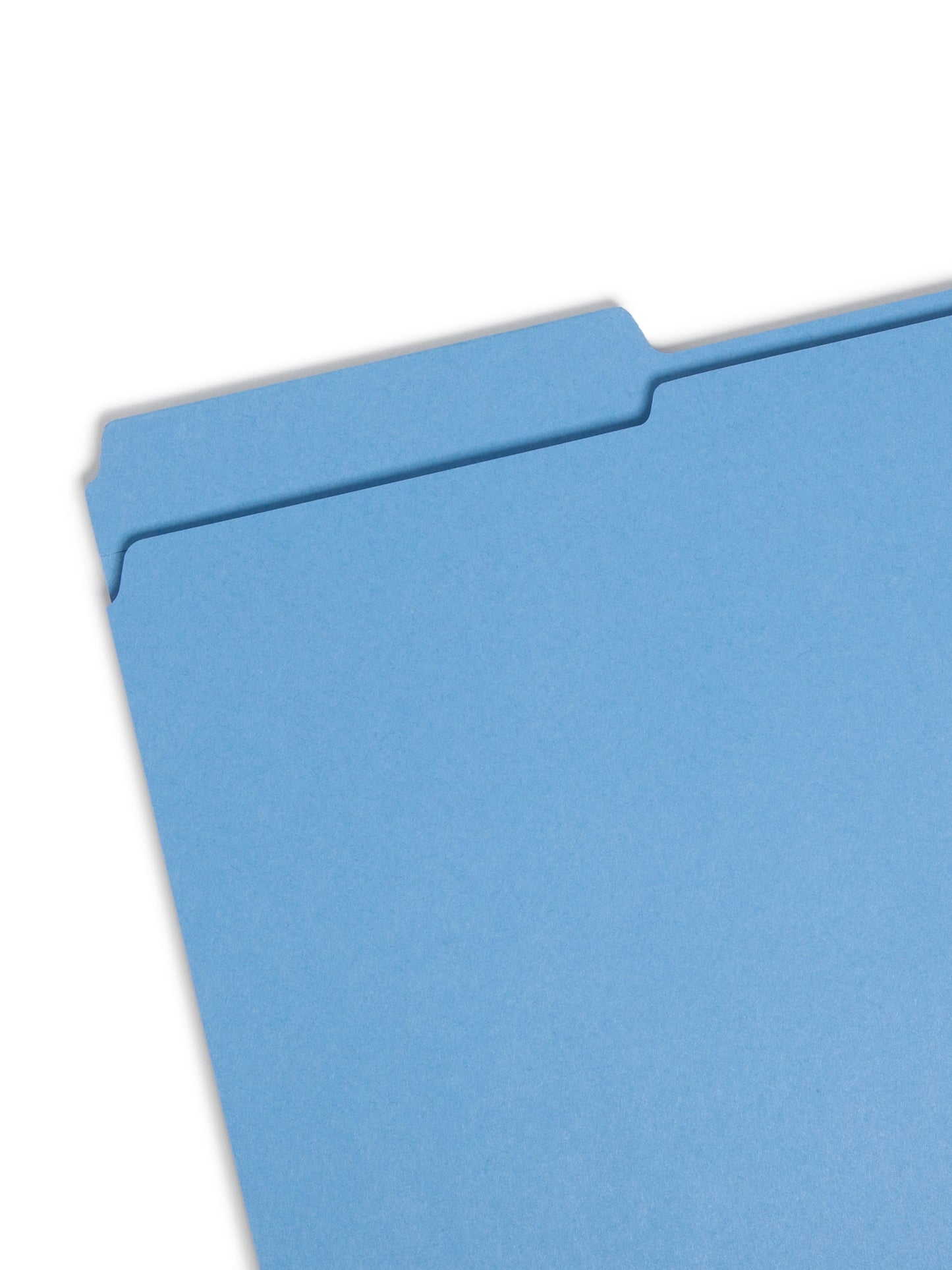 Reinforced Tab File Folders, 1/3-Cut Tab, Blue Color, Legal Size, Set of 100, 086486170345