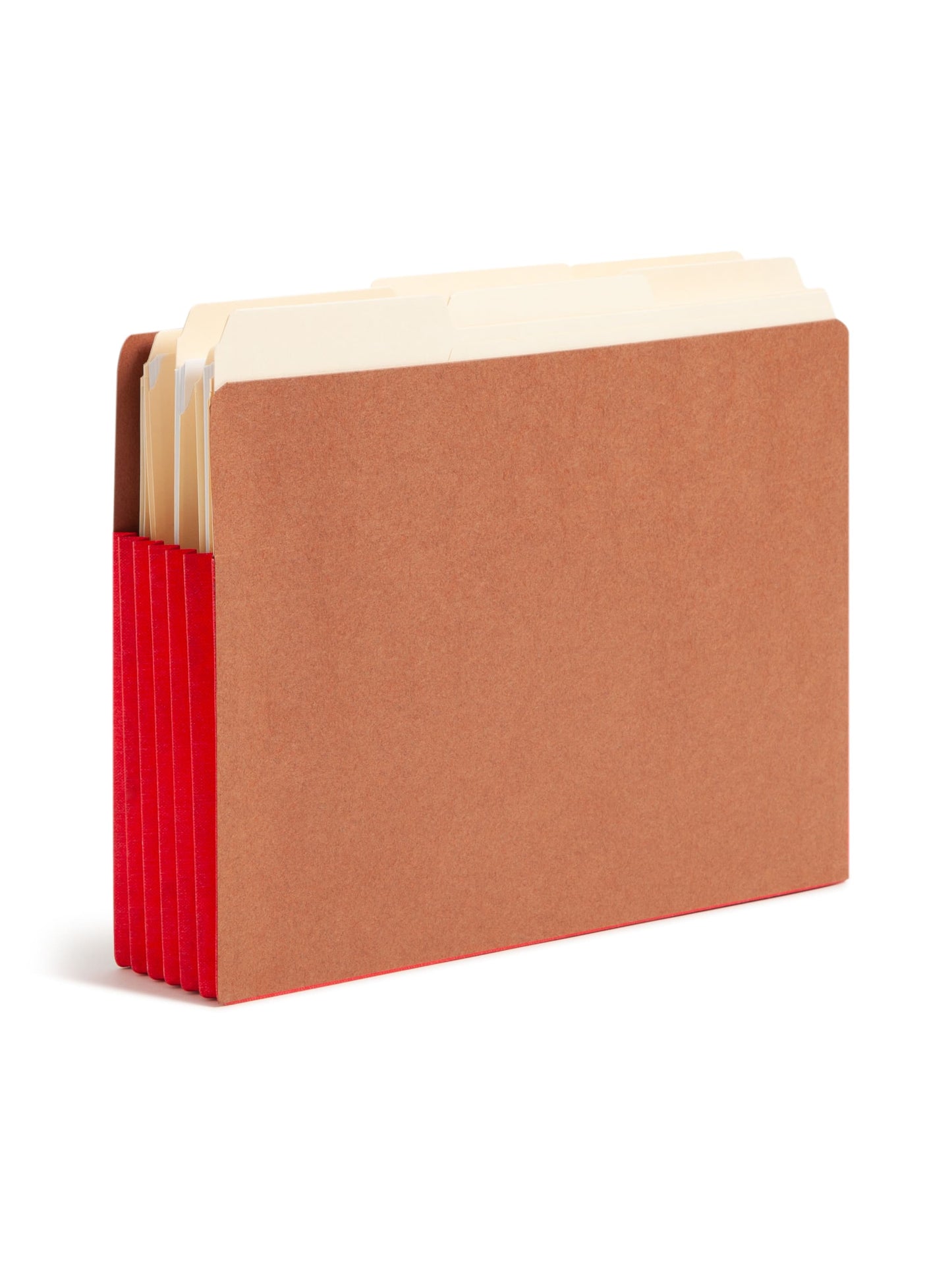 Reinforced End Tab File Pockets, Straight-Cut Tab, 5-1/4 inch Expansion, Red Color, Extra Wide Letter Size, Set of 0, 30086486736962