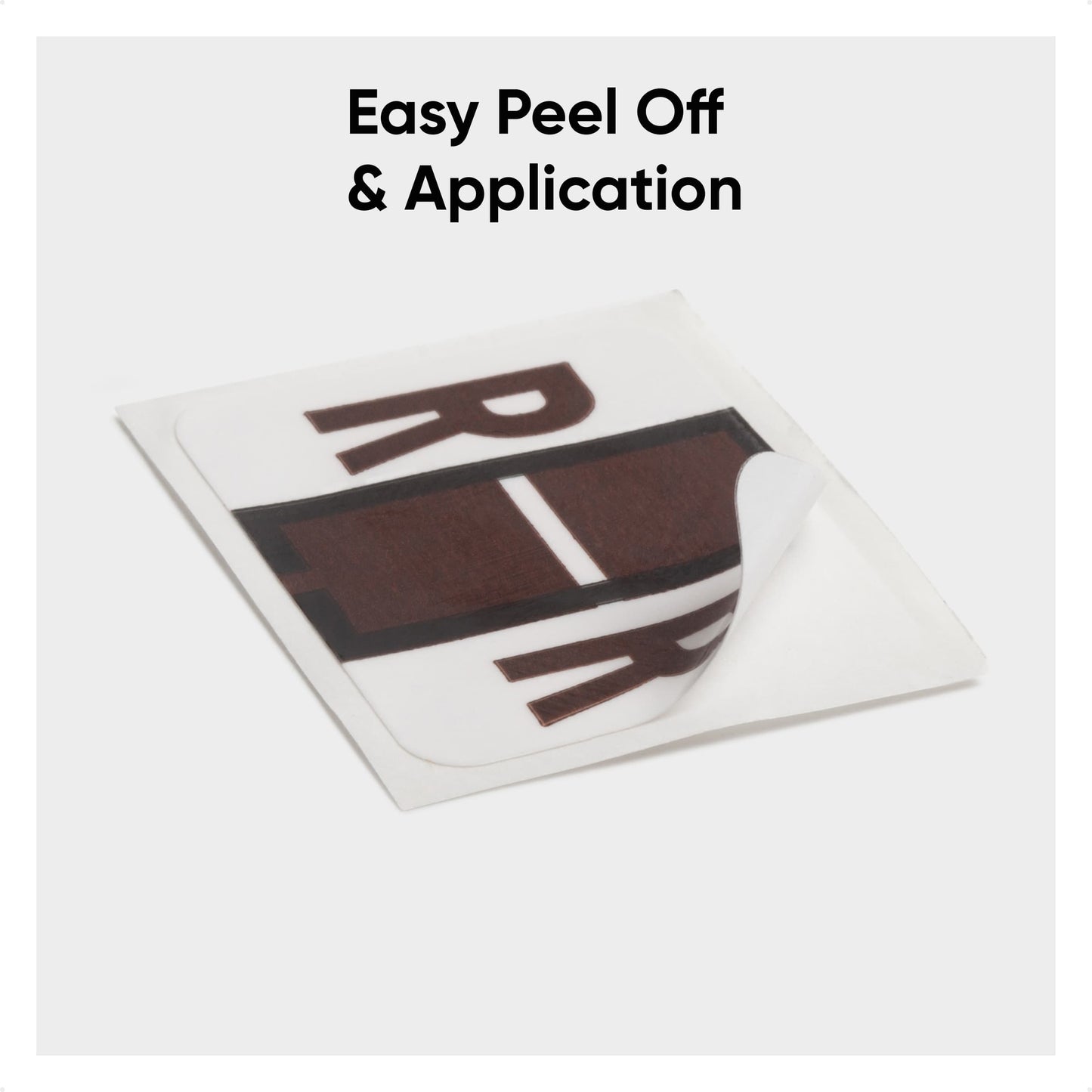 BCCR Bar Style Color-Coded Alphabetic Labels, A-Z Rolls, Brown Color, 1-1/4" X 1" Size, Set of 50, 086486670883