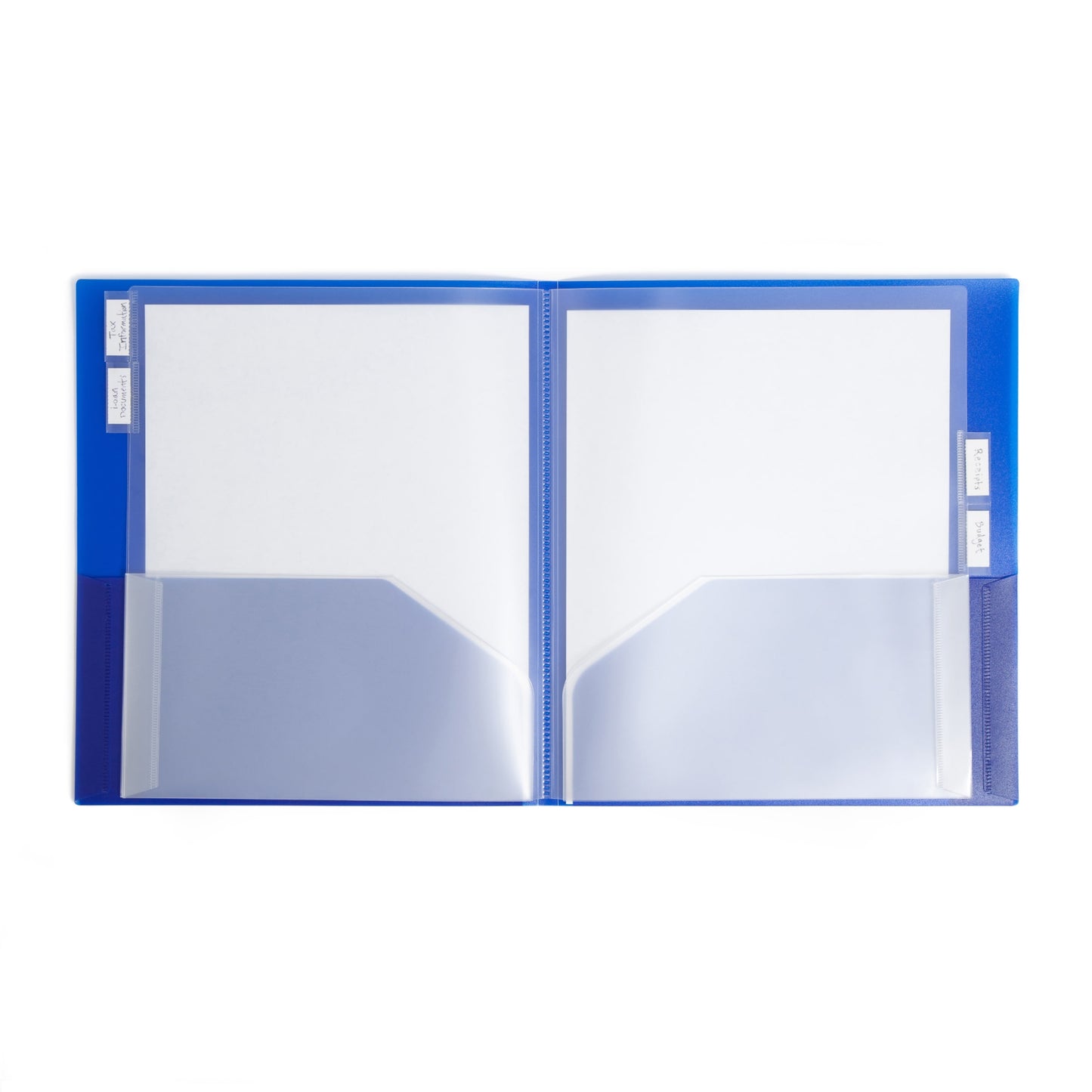 Poly Pocket Organizers, 10 Pockets, Assorted Colors Color, Letter Size, Set of 1, 086486892032