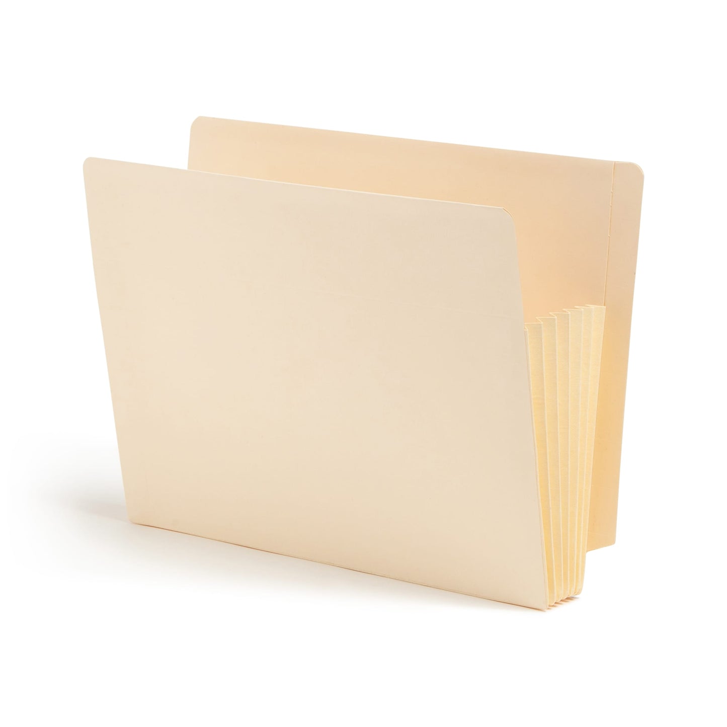 TUFF® Extra-Wide Reinforced End Tab File Pockets, Straight-Cut Tab, 5-1/4 inch Expansion, Manila Color, Letter Size, Set of 10, 30086486751606