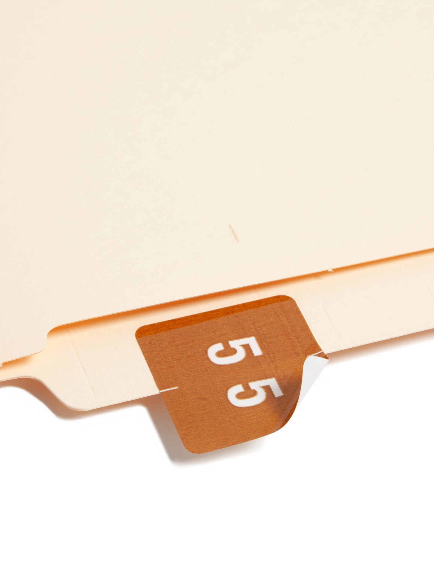 DCC Color-Coded Numeric Labels - Rolls, Brown Color, 1-1/2" X 1-1/2" Size, Set of 250, 086486674256