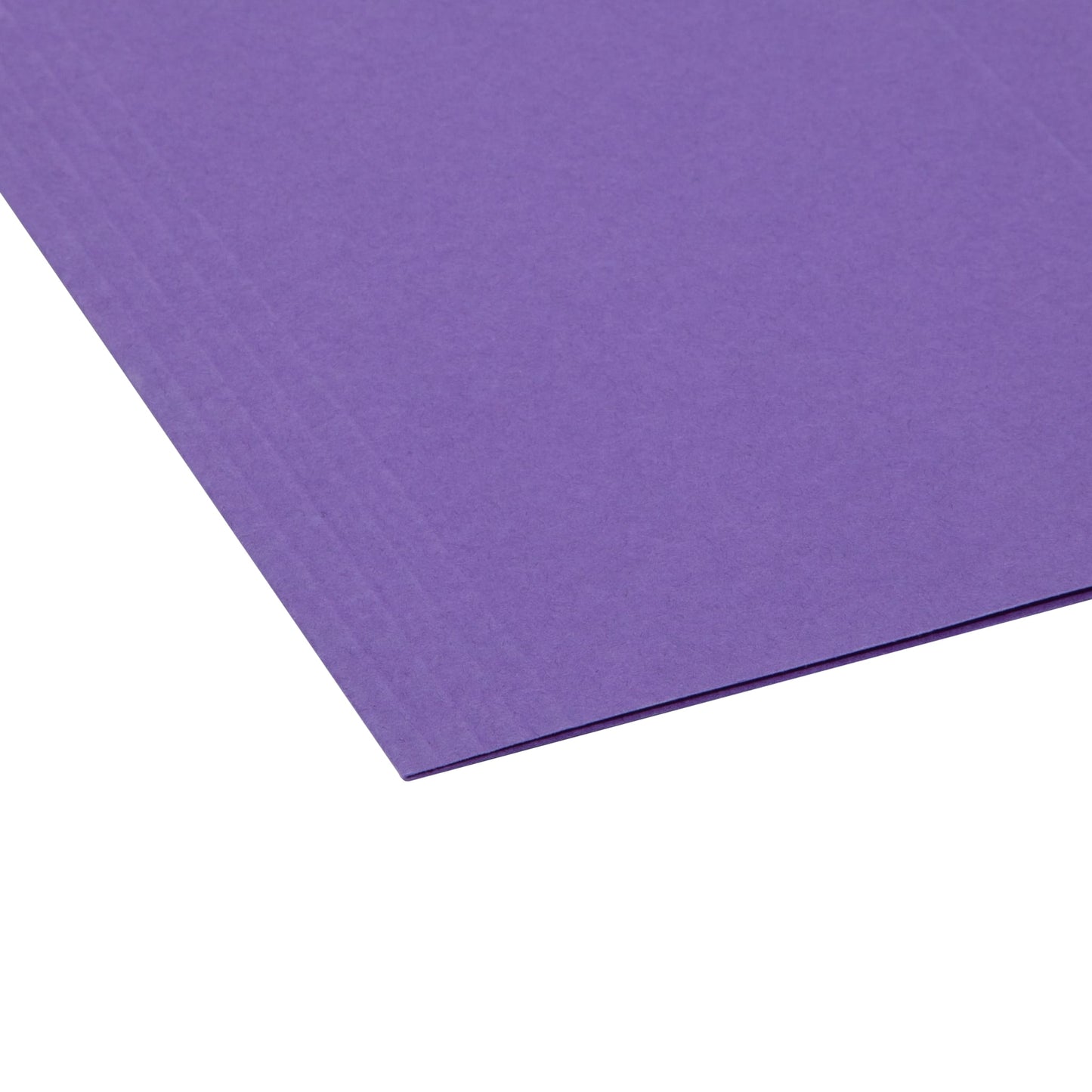 Standard Hanging File Folders with 1/5-Cut Tabs, Purple Color, Letter Size, Set of 25, 086486640725
