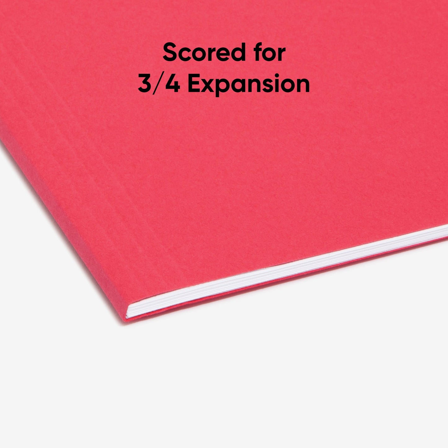 FasTab® Hanging File Folders, 1/3-Cut Tab, Red Color, Letter Size, Set of 20, 086486640961