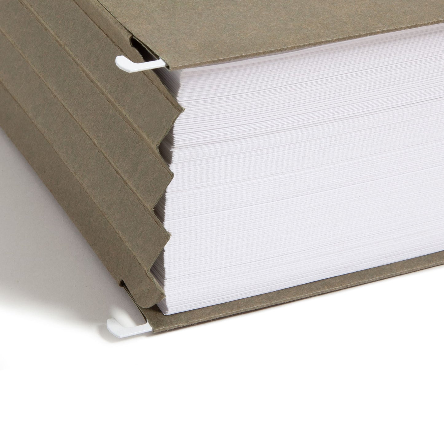 100% Recycled Hanging File Pockets, Standard Green Color, Legal Size, Set of 10, 086486643269