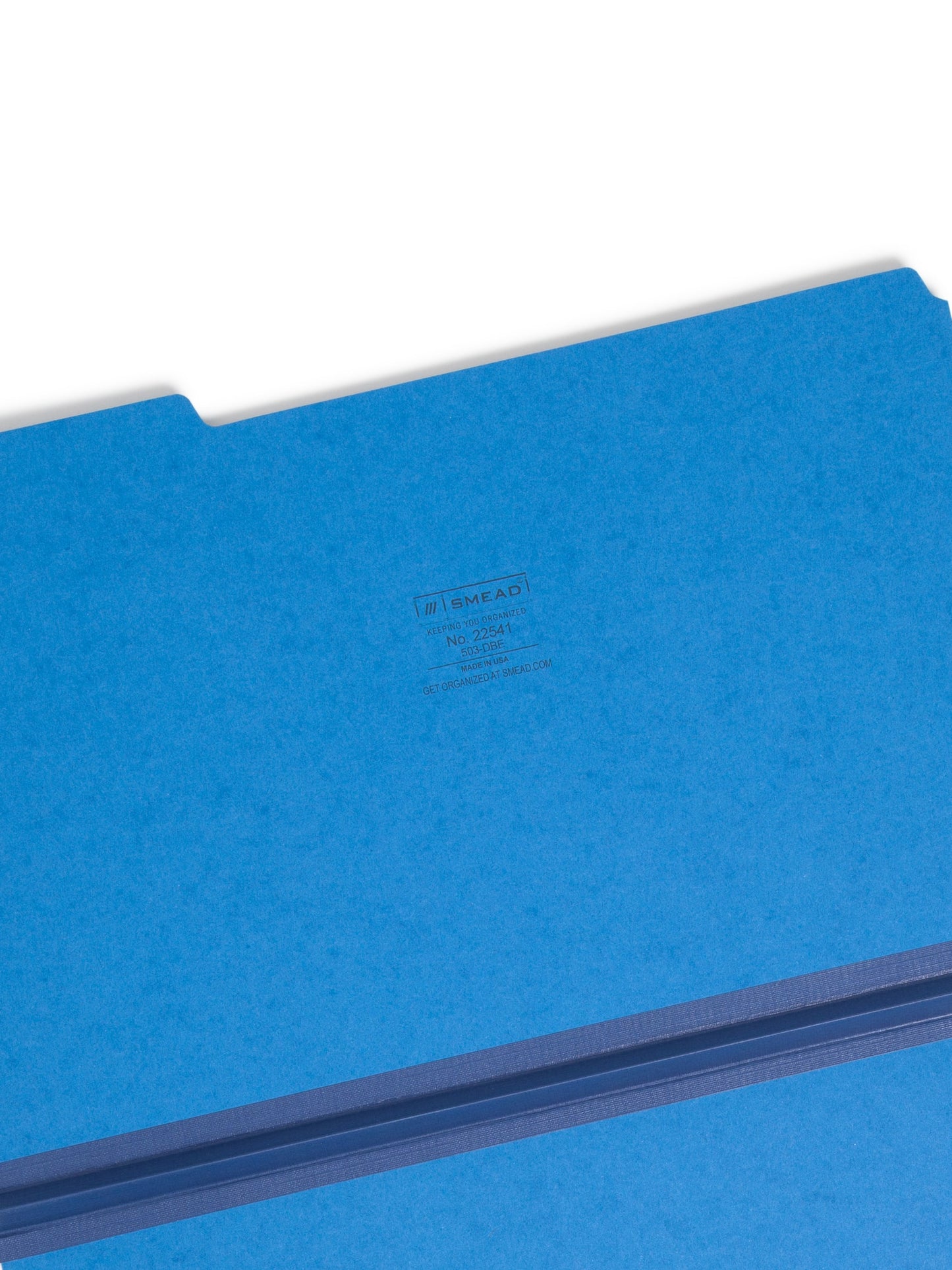 Pressboard File Folder, 1 inch Expansion, 1/3-Cut Tab, Dark Blue Color, Legal Size, Set of 25, 086486225410