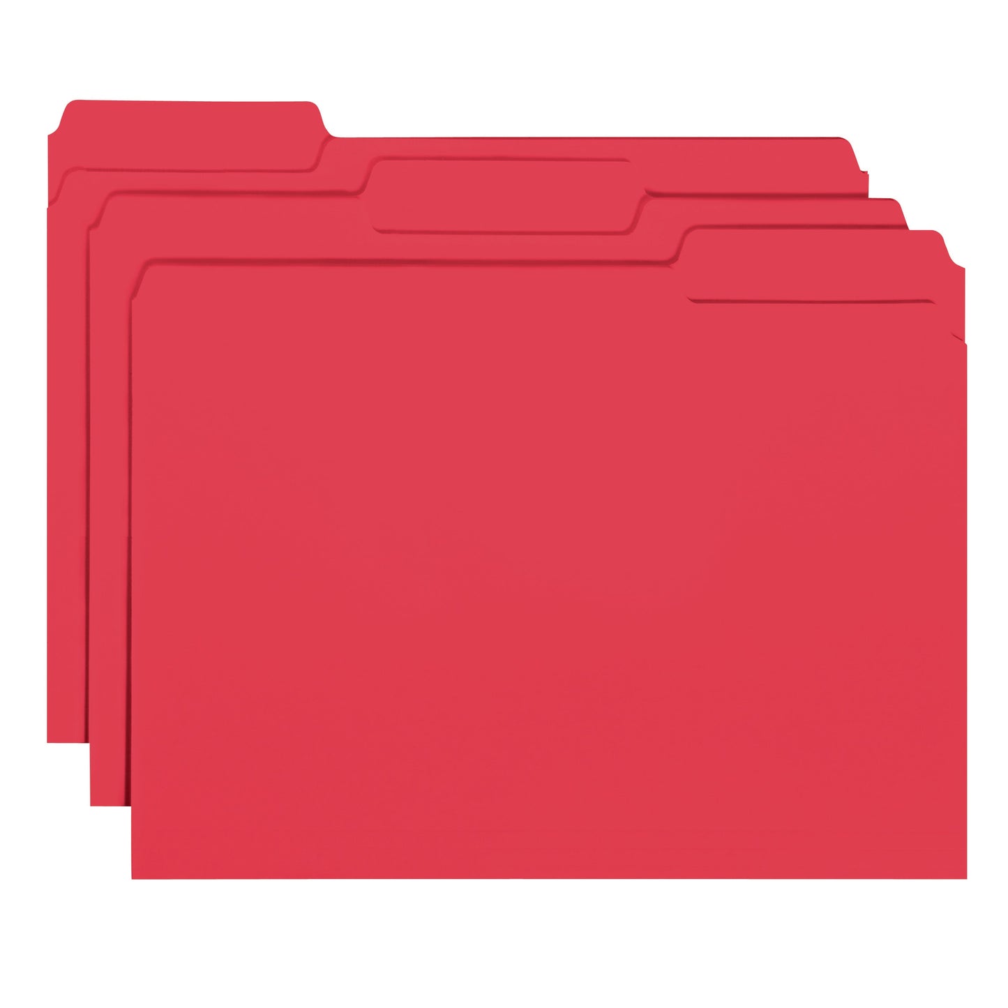 Interior File Folders, Red Color, Letter Size, Set of 100, 086486102674