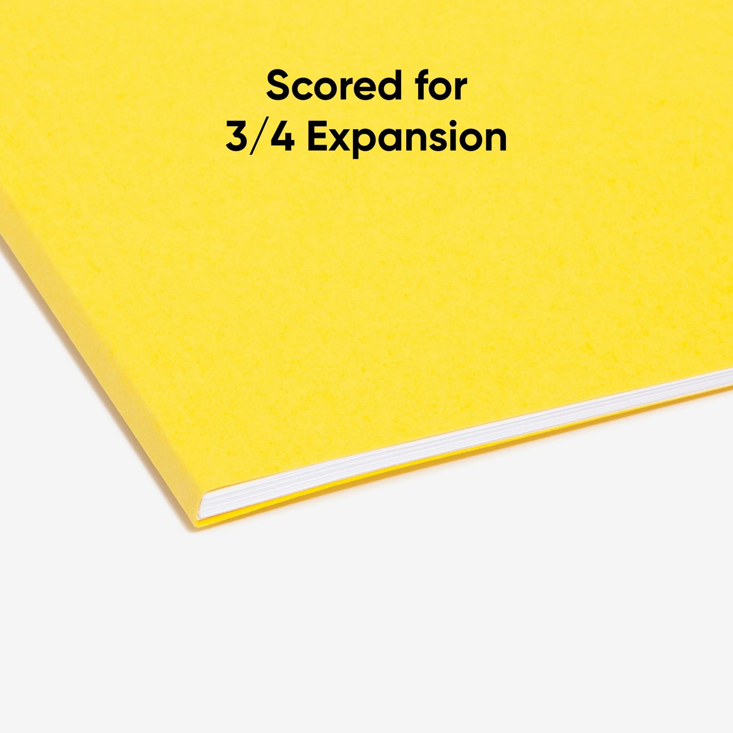 Standard Hanging File Folders with 1/5-Cut Tabs, Yellow Color, Letter Size, Set of 25, 086486640695