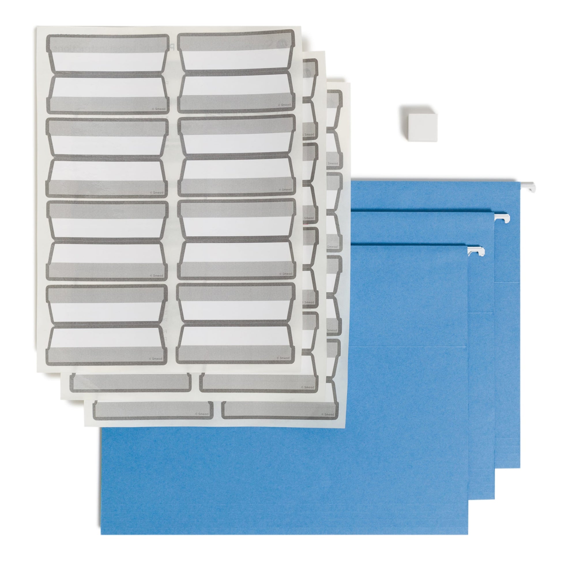 Protab® Filing System Start Kit, Blue Color, Letter Size, Set of 20, 086486642101