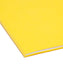 Reinforced Tab File Folders, 1/3-Cut Tab, Yellow Color, Letter Size, Set of 100, 086486129343