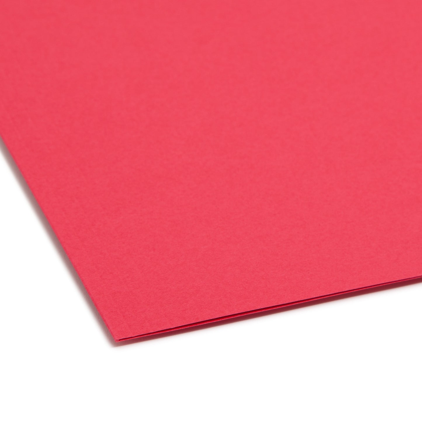 Reinforced Tab Fastener File Folders, 1/3-Cut Tab, 2 Fasteners, Red Color, Letter Size, Set of 50, 086486127400