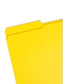 Reinforced Tab File Folders, 1/3-Cut Tab, Yellow Color, Legal Size, Set of 100, 086486179348