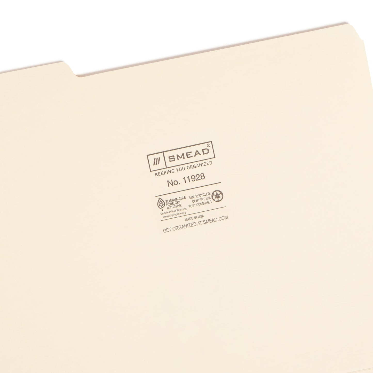 Standard File Folders, 1/3-Cut Tab, Manila Color, Letter Size, Set of 24, 086486119283