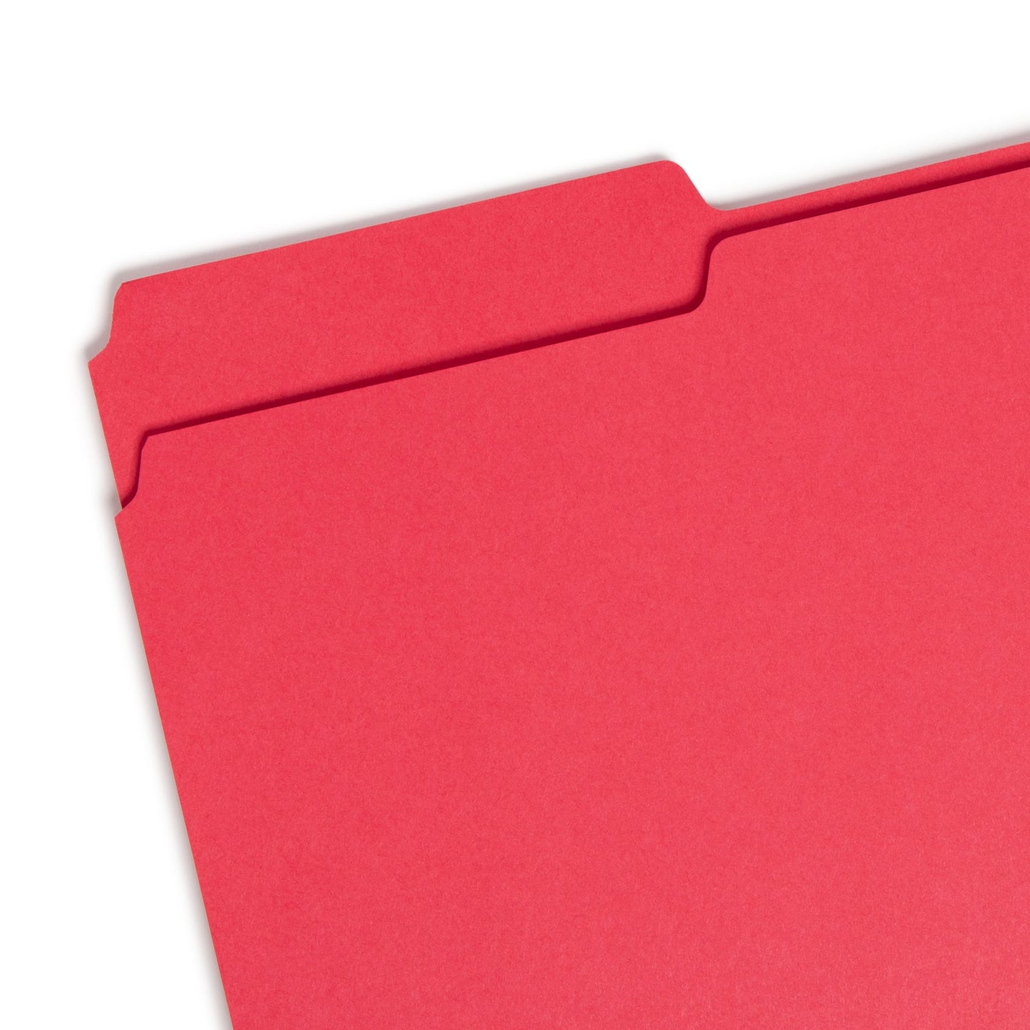 Standard File Folders, 1/3-Cut Tab, Red Color, Legal Size, Set of 100, 086486177436
