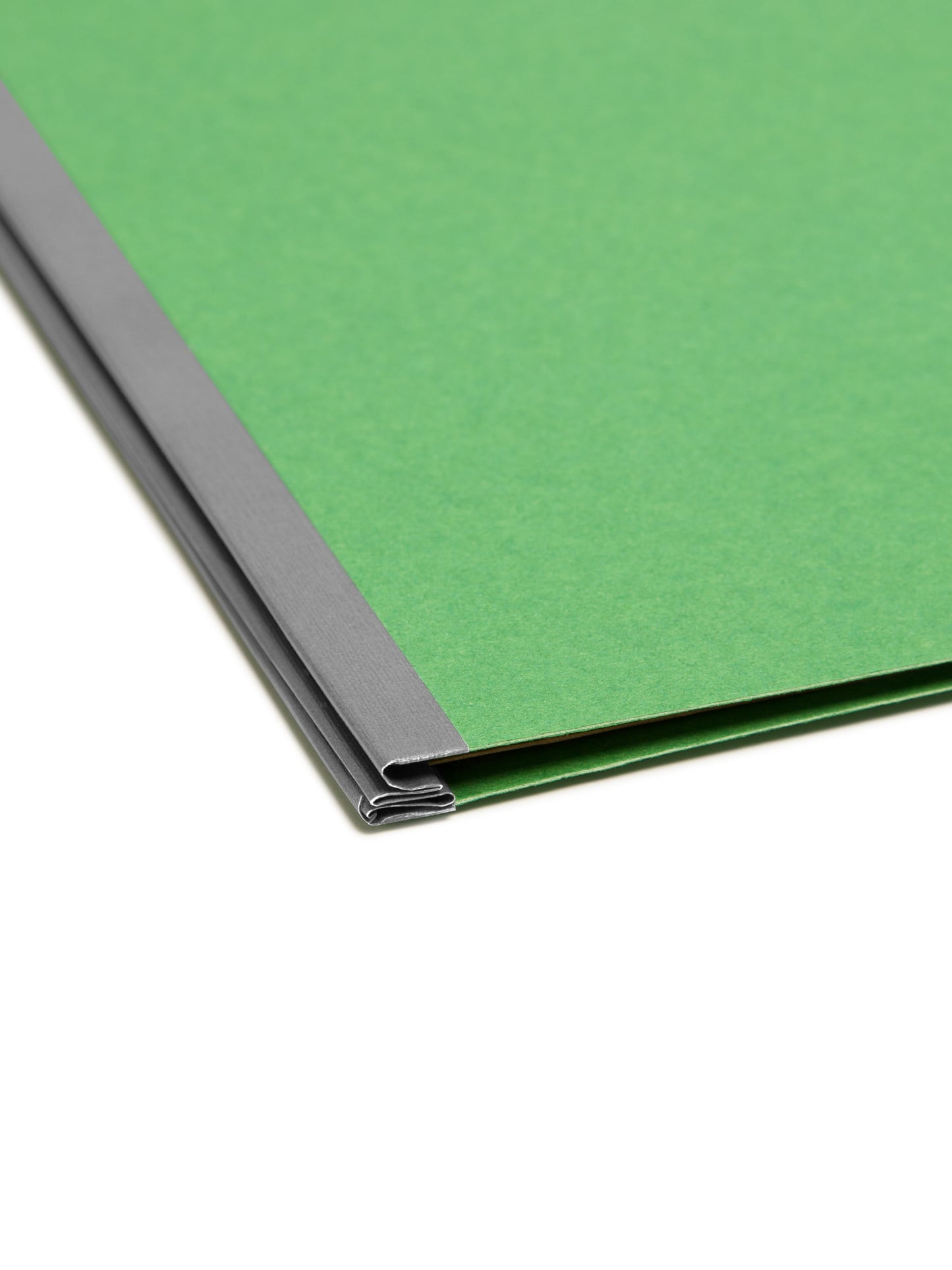 Pressboard Classification File Folders, 2 Dividers, 2 inch Expansion, Green Color, Letter Size,