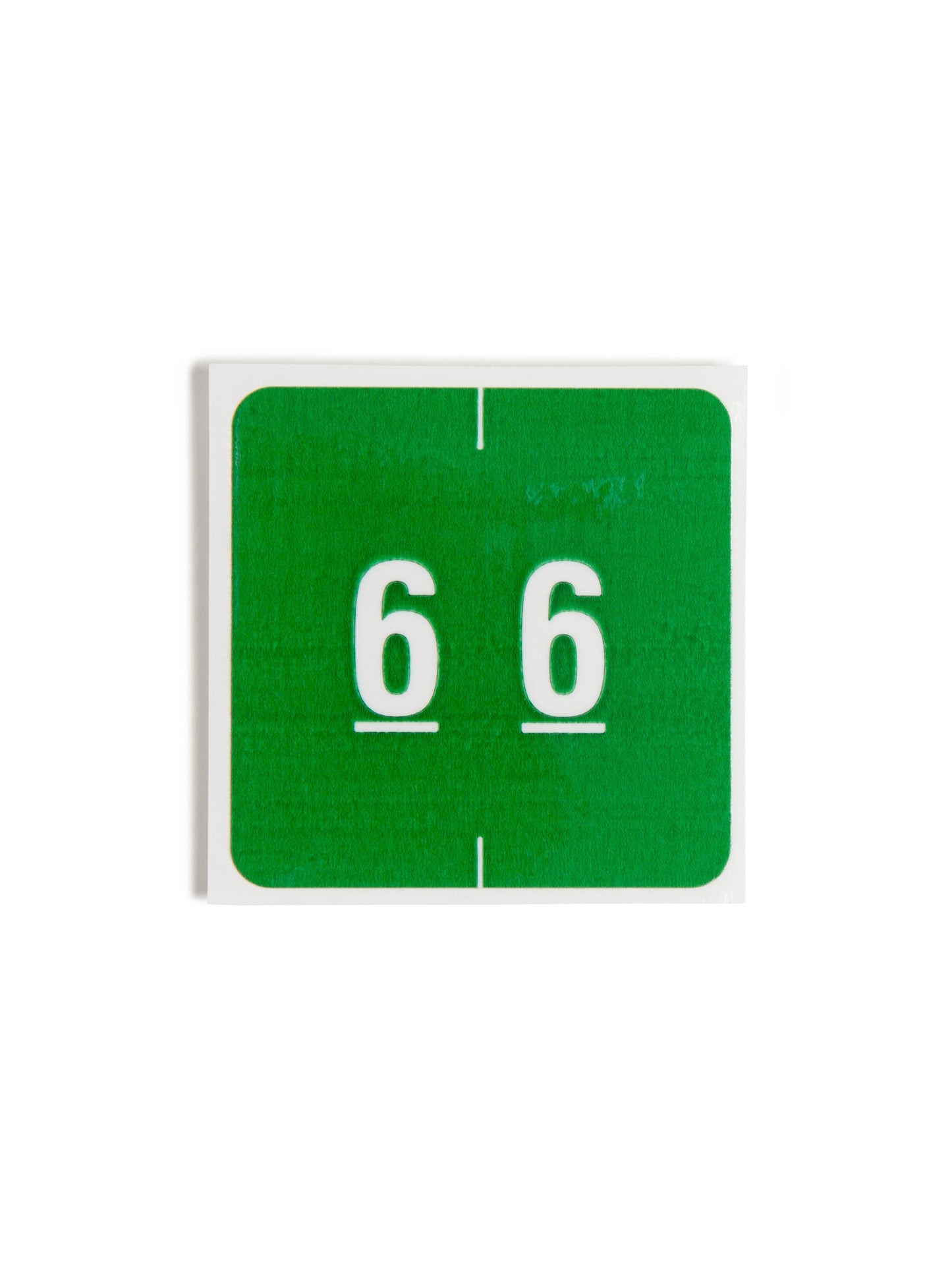 DCC Color-Coded Numeric Labels - Rolls, Green Color, 1-1/2" X 1-1/2" Size, Set of 250, 086486674263