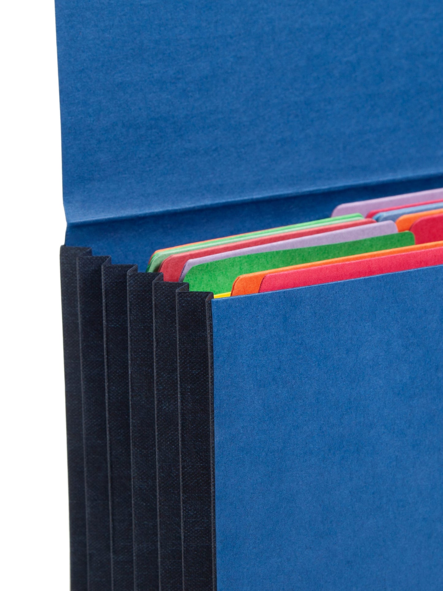 Extra Wide Expanding Wallets with Elastic Cord, 5-1/4 Inch Expansion, Navy Color, Extra Wide Letter Size, Set of 10, 30086486711228