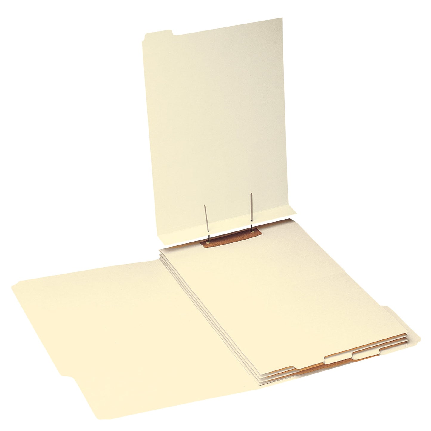 Folder Dividers with Fasteners, Manila Color, Legal Size, Set of 50, 086486356503