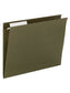 Standard Hanging File Folders, 1/3-Cut Adjustable Tab, Standard Green Color, Letter Size, Set of 25, 086486640398