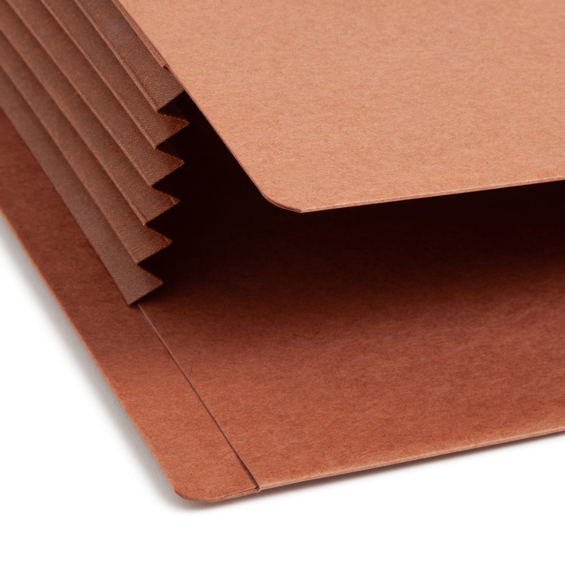 TUFF® Extra-Wide Reinforced End Tab File Pockets, Straight-Cut Tab, 5-1/4 inch Expansion, Redrope Color, Extra Wide Letter Size, Set of 10, 30086486737907