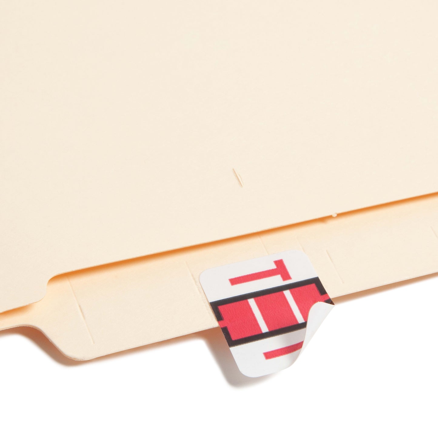 BCCR Bar Style Color-Coded Alphabetic Labels, A-Z Rolls, Red Color, 1-1/4" X 1" Size, Set of 50, 086486670906