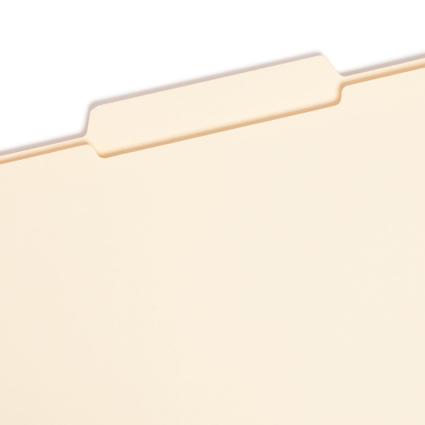 Reinforced Tab File Folders, 1/3-Cut Center Tab, Manila Color, Legal Size, Set of 100, 086486153362