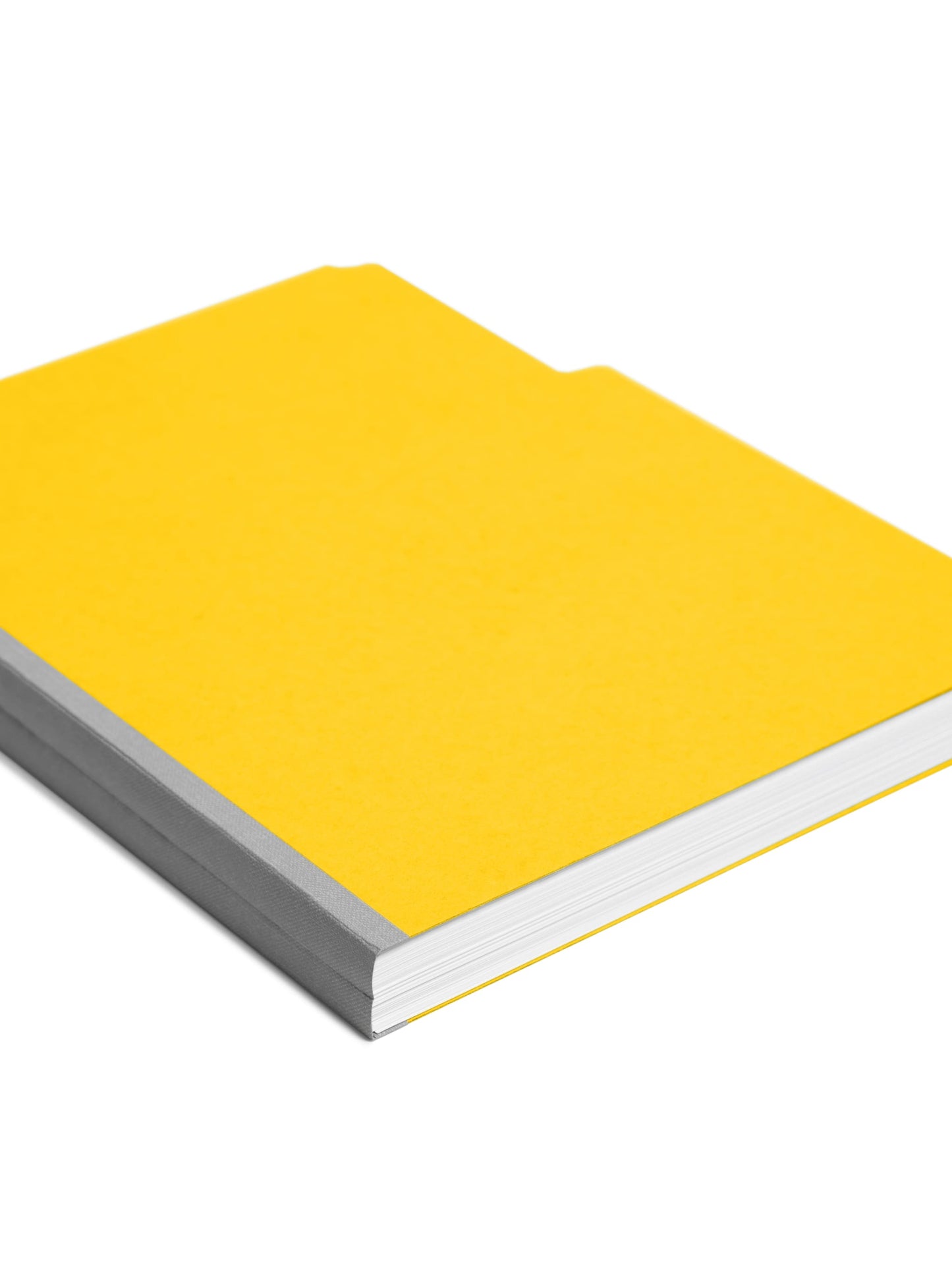 Pressboard File Folder, 1 inch Expansion, 1/3-Cut Tab, Yellow Color, Letter Size, Set of 25, 086486215626