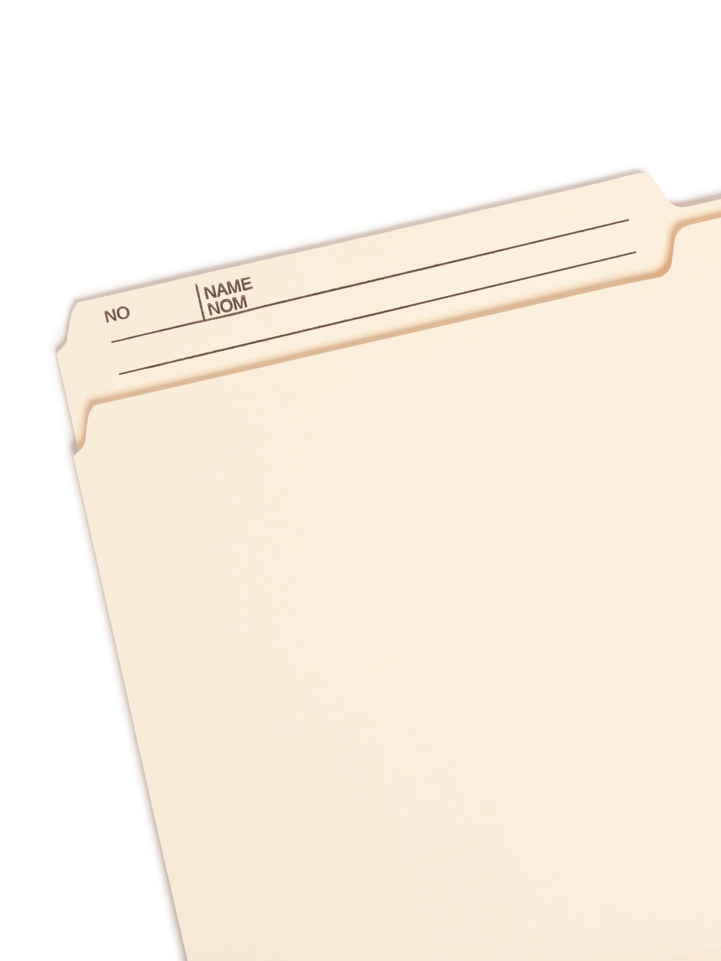 Heavyweight Reversible Printed Tab File Folders, 1/2-Cut Tab, Manila Color, Legal Size, 086486154451