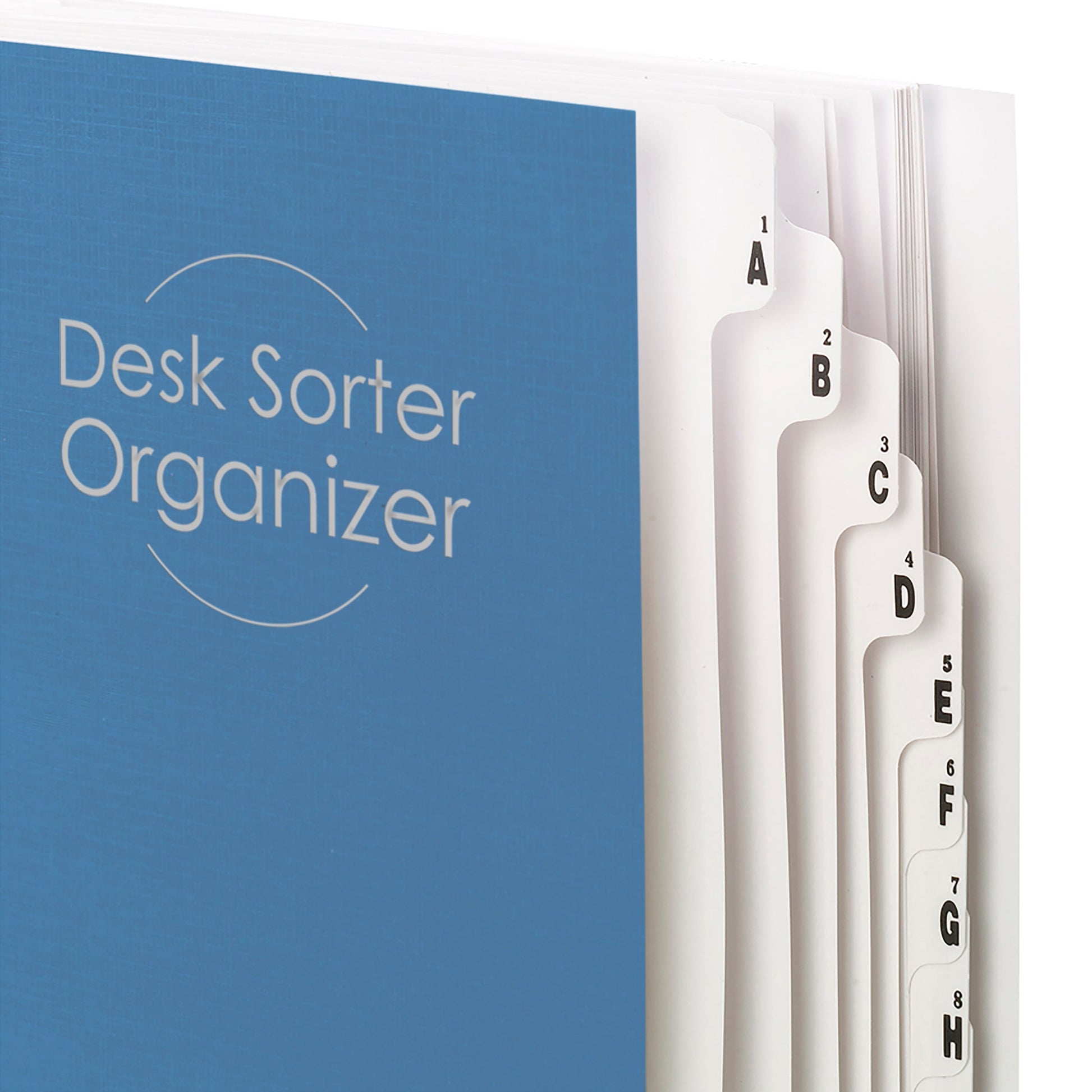 Desk File/Sorters, Dark Blue Color, Legal Size, Set of 1, 086486892377