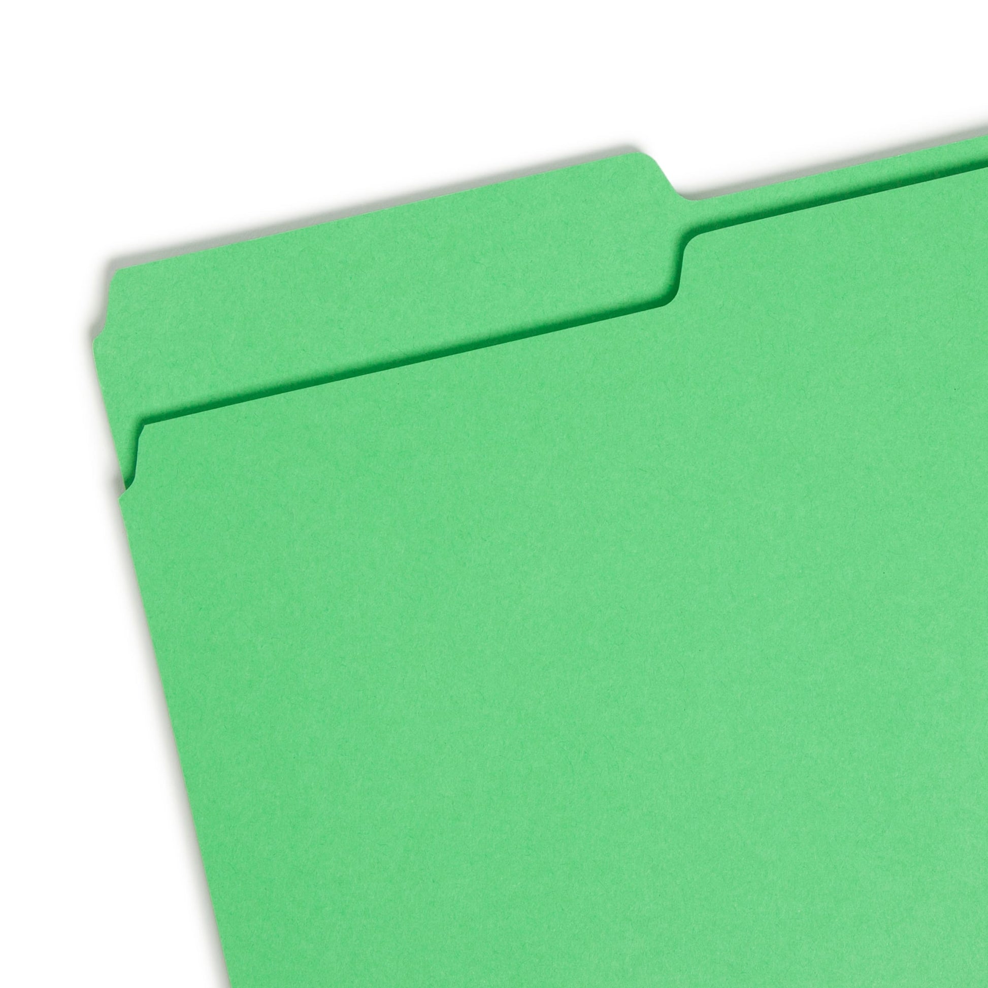 Standard File Folders, 1/3-Cut Tab, Green Color, Legal Size, Set of 100, 086486171434