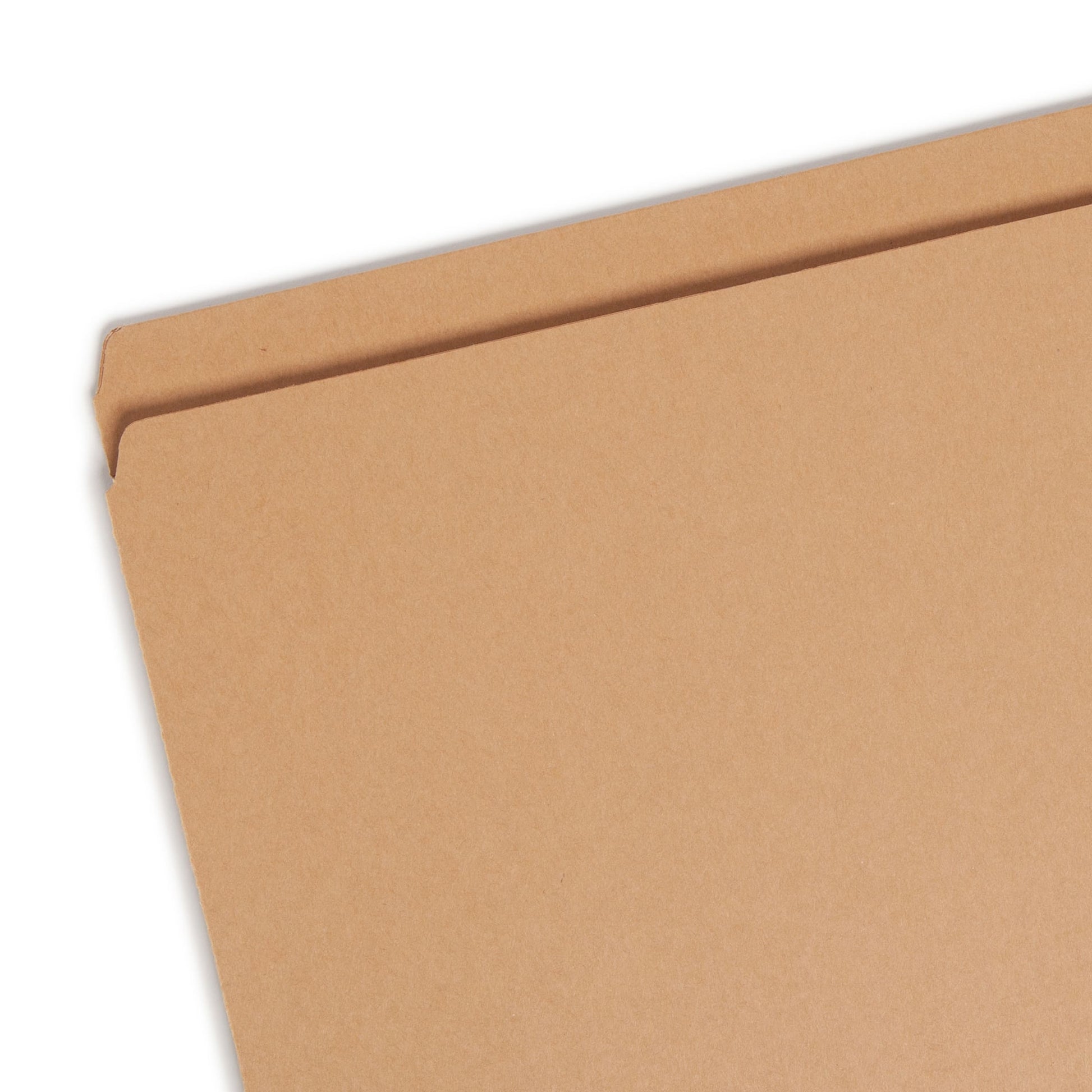 Reinforced Tab File Folders, Straight-Cut Tab, Kraft Color, Legal Size, Set of 100, 086486157100