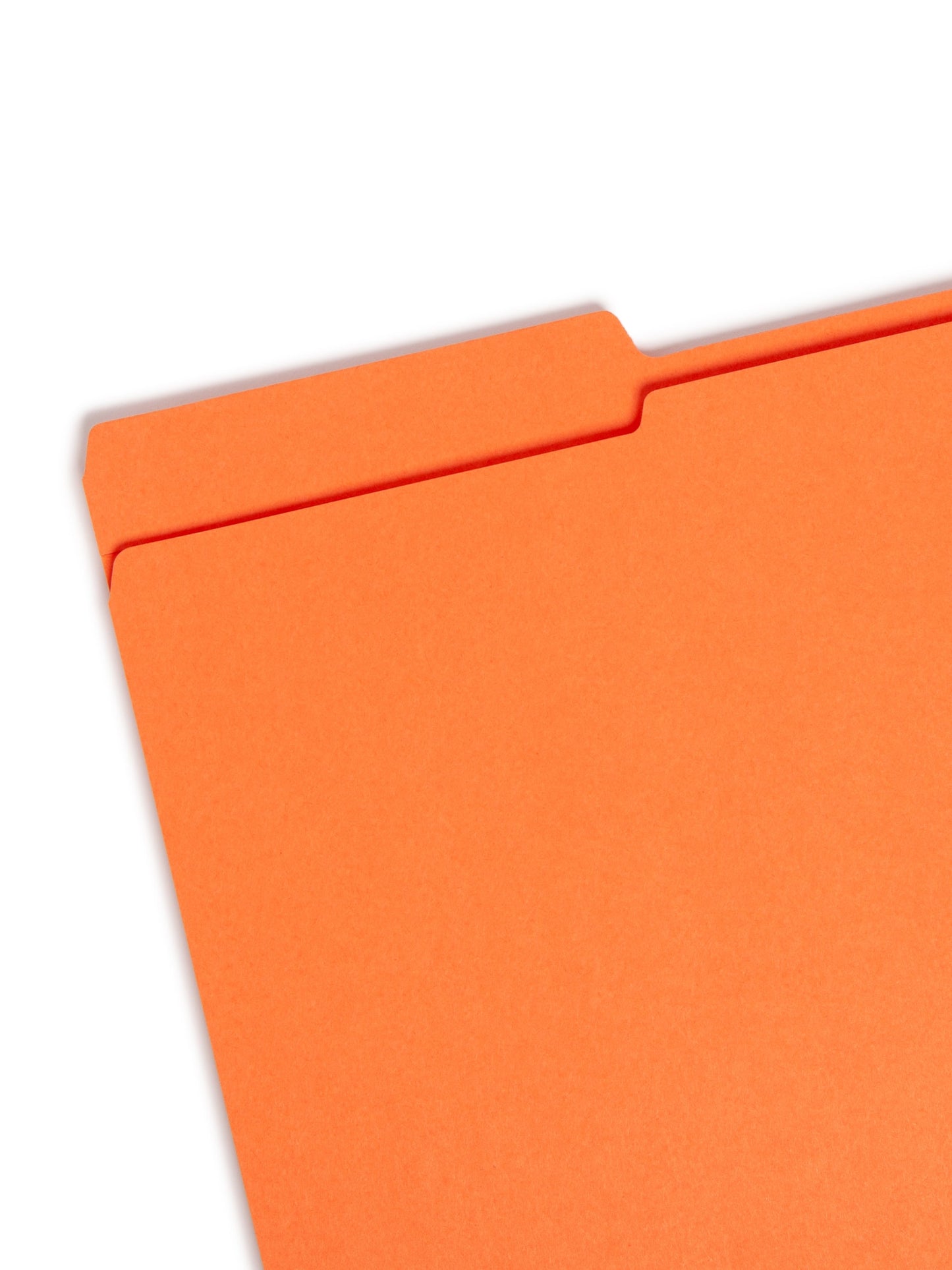 Reinforced Tab File Folders, 1/3-Cut Tab, Orange Color, Legal Size, Set of 100, 086486175340