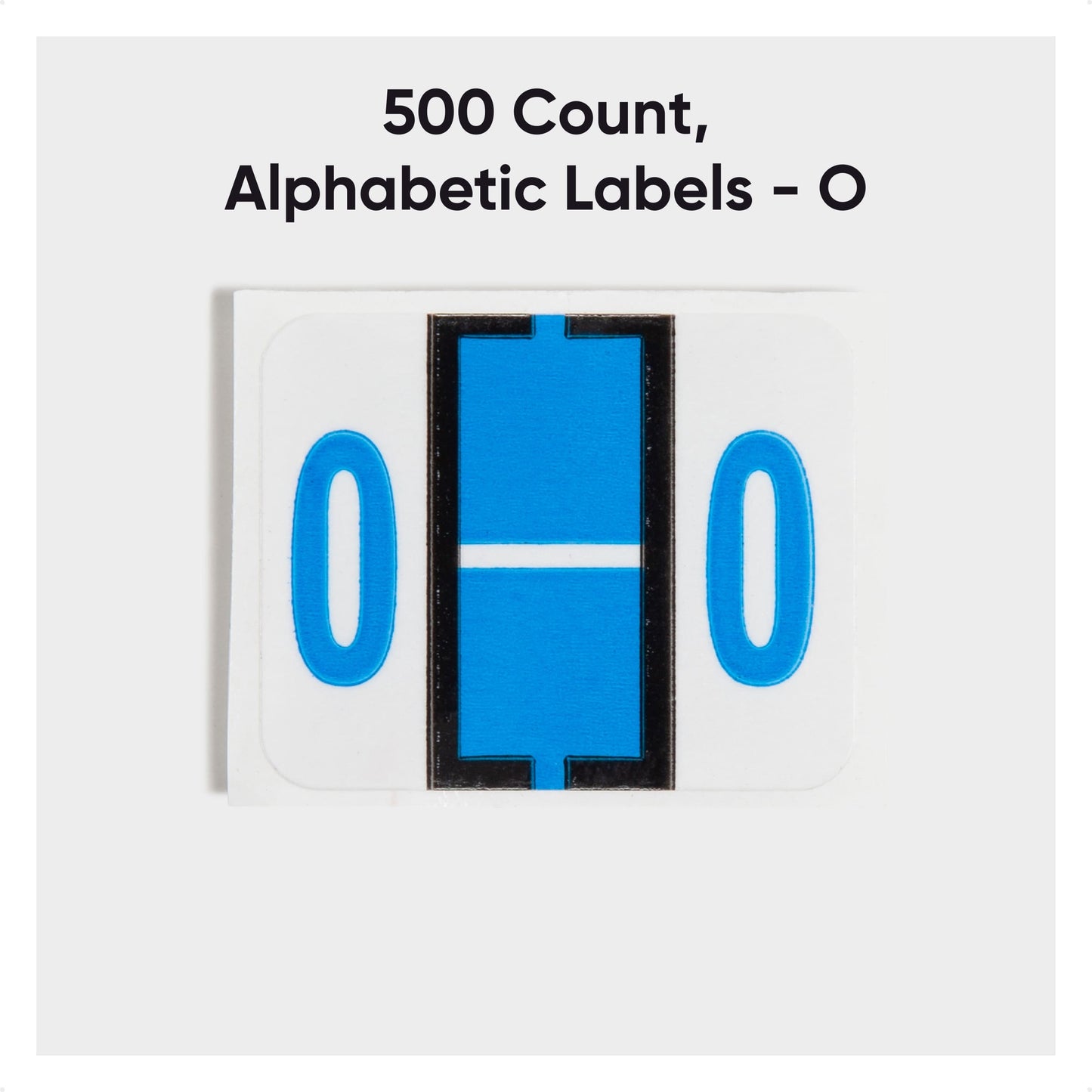 BCCR Bar Style Color-Coded Alphabetic Labels, A-Z Rolls, Blue Color, 1-1/4" X 1" Size, Set of 50, 086486670852