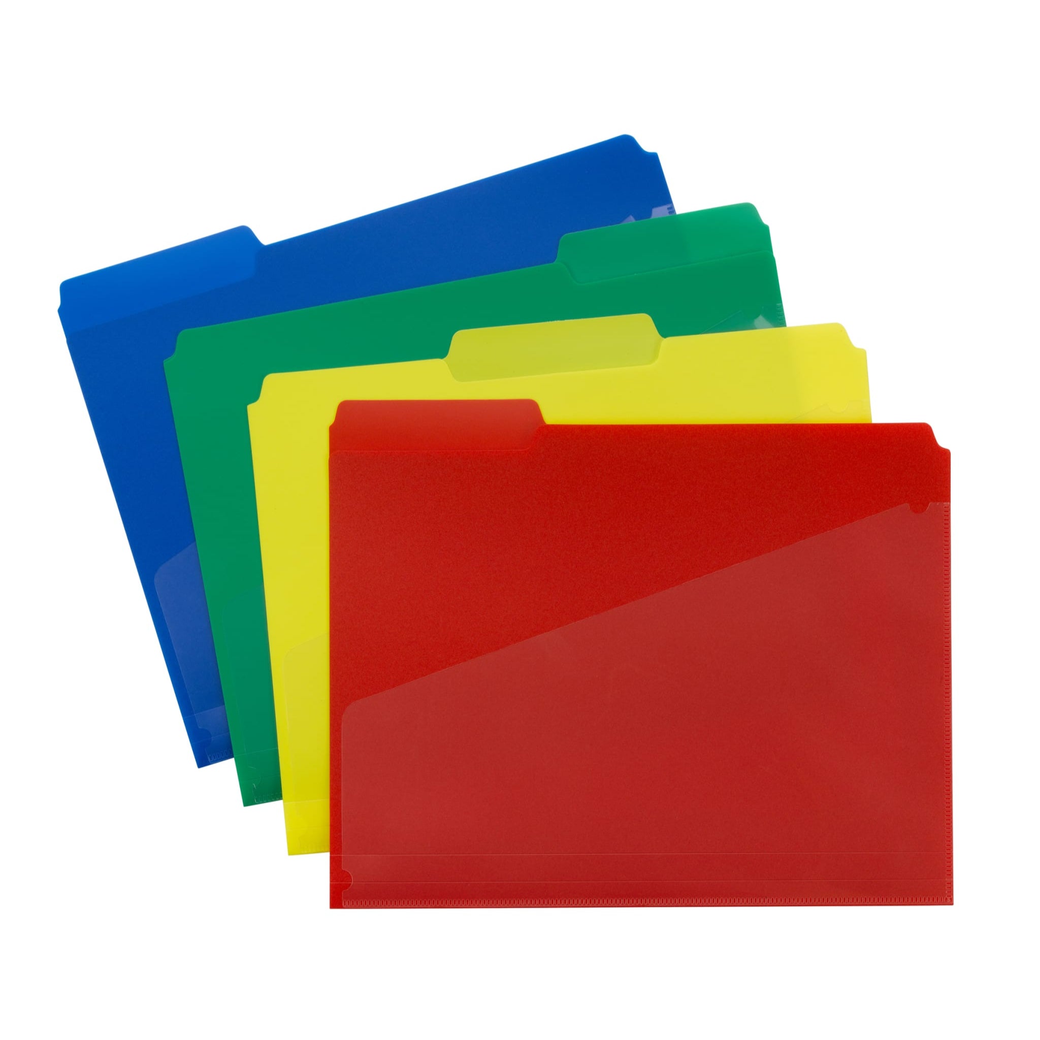 Smead Poly Slash-Pocket File Folders